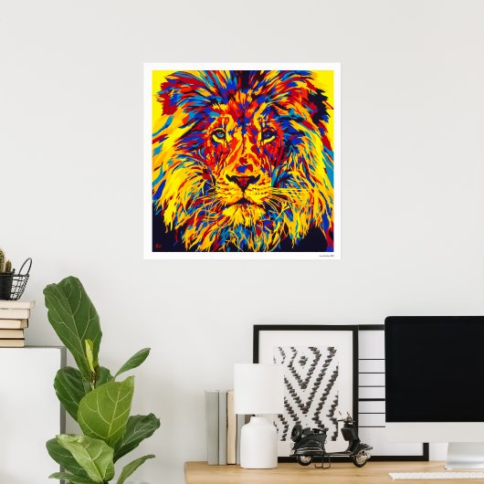 Lion Poster (Heimbüro)