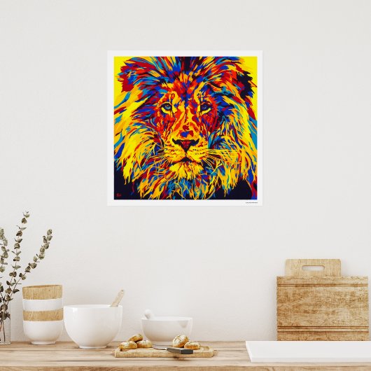 Lion Poster (Küche)