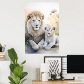 Lion Poster (Heimbüro)