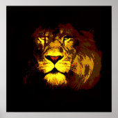 Lion Poster Print (Vorne)