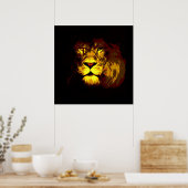 Lion Poster Print (Küche)