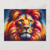 Lion Postkarte (Vorderseite)