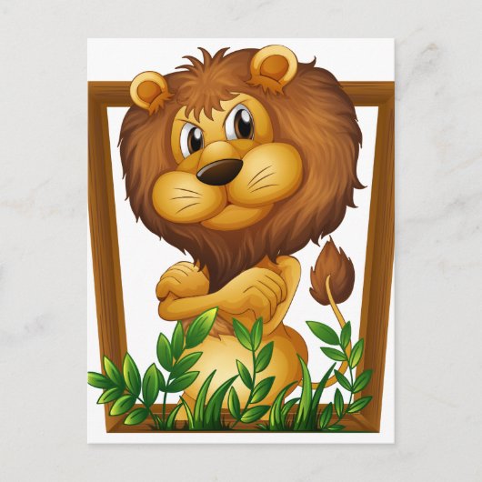 Lion Postkarte (Vorderseite)