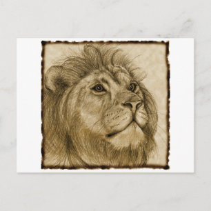 LION POSTKARTE