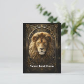 Lion Postkarte (Stehend Vorderseite)