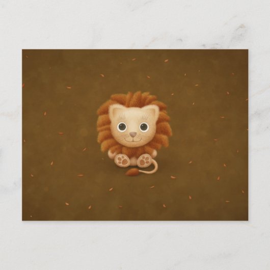 Lion Postkarte (Vorderseite)
