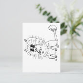 Lion Postkarte (Stehend Vorderseite)