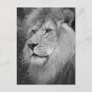 Lion Postkarte