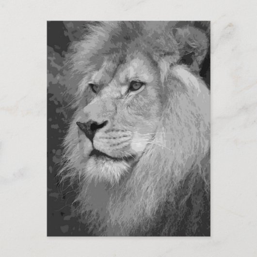 Lion Postkarte (Vorderseite)