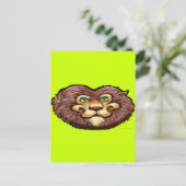 Lion Postkarte (Stehend Vorderseite)