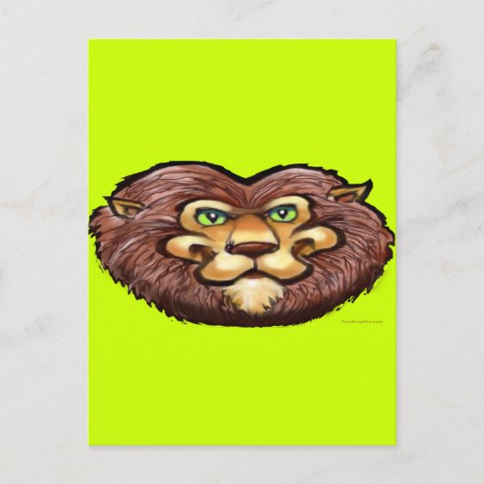 Lion Postkarte (Vorderseite)