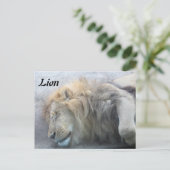 Lion Postkarte (Stehend Vorderseite)