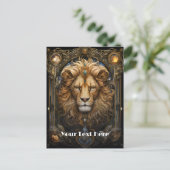 Lion Postkarte (Stehend Vorderseite)