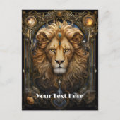 Lion Postkarte (Vorderseite)