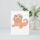 Lion Postkarte (Stehend Vorderseite)