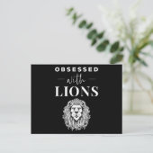 Lion Postkarte (Stehend Vorderseite)