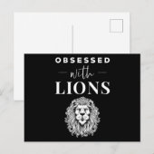 Lion Postkarte (Vorne/Hinten)