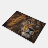 Lion Predator Lion Fußmatte (Schrägansicht)