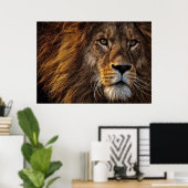 Lion Predator Lion Poster (Heimbüro)