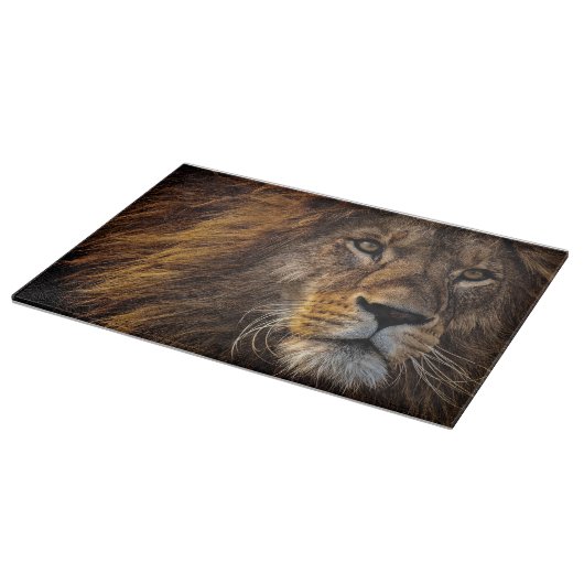 Lion Predator Lion Schneidebrett (Ecke)