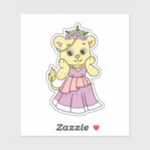 Lion Princess Aufkleber (Blatt)