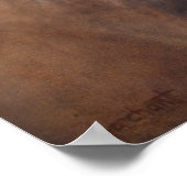 Lion Print Poster (Ecke)