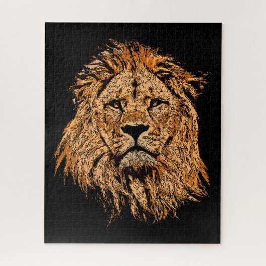 Lion Puzzle (Vertikal)