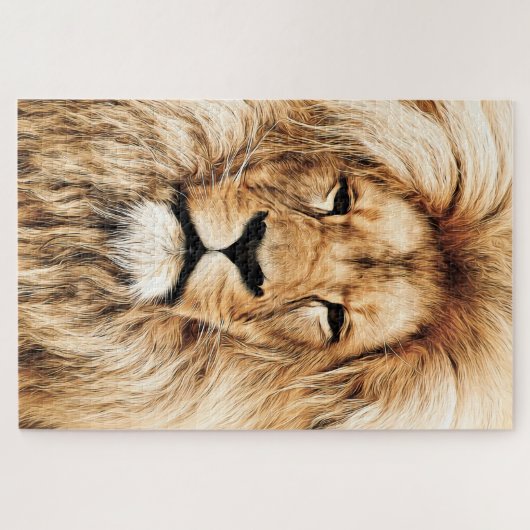 Lion Puzzle Face (Horizontal)