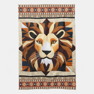 Lion Quilt Geschirrtuch