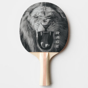 Lion Rage Black und White Roar Tischtennis Schläger