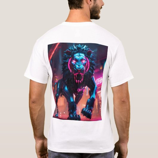 Lion Rage Men's T-Shirts (Rückseite)