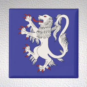 Lion Rampant Argent Magnet