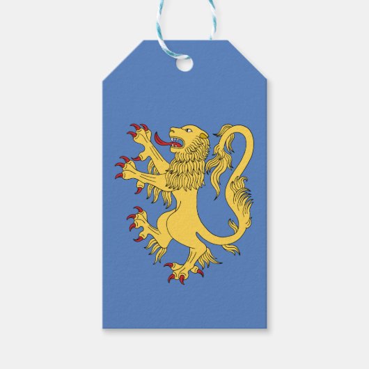 Lion Rampant Geschenkanhänger (Vorderseite)