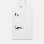 Lion Rampant Geschenkanhänger (Rückseite)