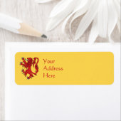 Lion Rampant Gules (Insitu)