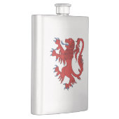 Lion Rampant Gules Flachmann (Rechts)