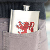 Lion Rampant Gules Flachmann (Beispiel)