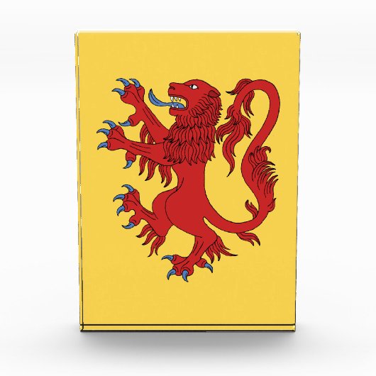 Lion Rampant Gules Fotoblock (Vorderseite)