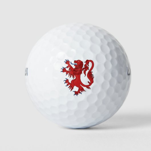 Lion Rampant Gules Golfball (Vorderseite)