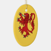 Lion Rampant Gules Keramikornament (Rechts)