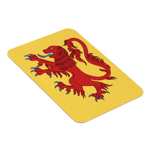 Lion Rampant Gules Magnet (Rechte Seite)