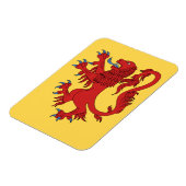Lion Rampant Gules Magnet (Linke Seite)