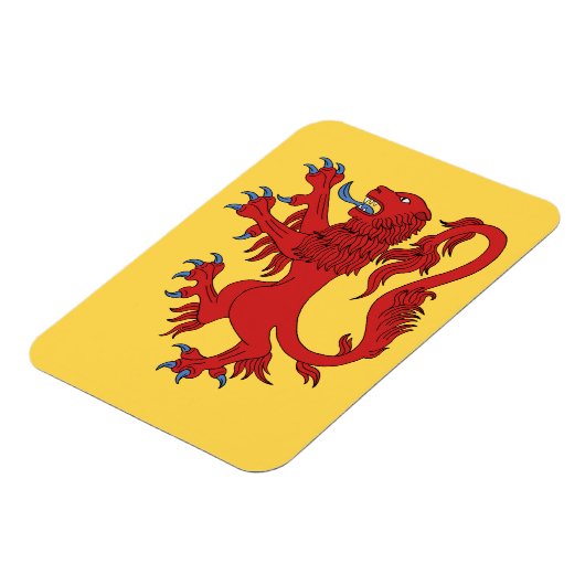 Lion Rampant Gules Magnet (Linke Seite)