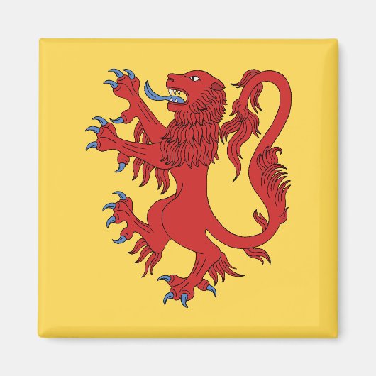 Lion Rampant Gules Magnet (Vorne)