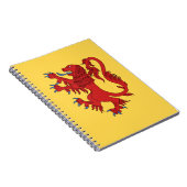 Lion Rampant Gules Notizblock (Rechte Seite)