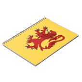 Lion Rampant Gules Notizblock (Linke Seite)