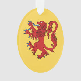 Lion Rampant Gules Ornament
