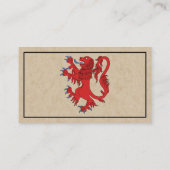 Lion Rampant Gules Visitenkarte (Rückseite)