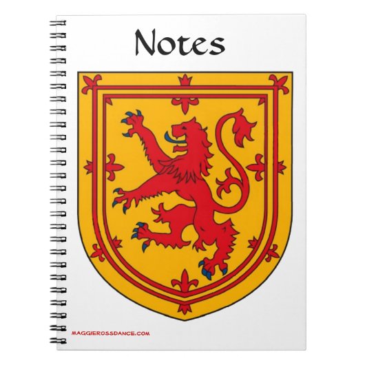 Lion Rampant Journal Notizblock (Vorderseite)