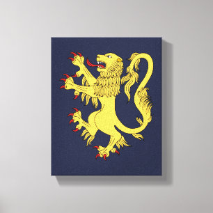 Lion Rampant Leinwanddruck